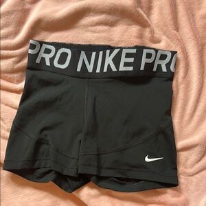 Nike Black Athletic Shorts with Compression Fit